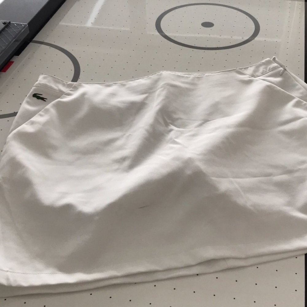 Lacoste Sport Womens Stretch Skort Tennis Skirt Size 10 US/42 EU